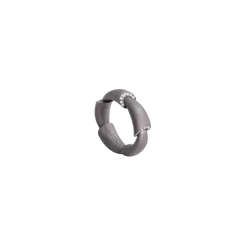 Кольцо Vhernier Calla из титана и бриллиантов