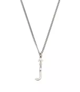 Колье Alphabet Emanuele Bicocchi, серебряный