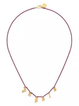 Колье Angels с логотипом Palm Angels, золотой