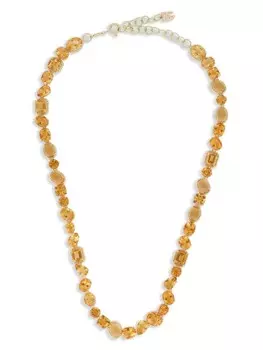 Колье Anna из желтого золота с цитрином Dolce & Gabbana, золотой