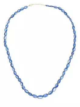 Колье Arizona из желтого золота с бусинами JIA JIA, синий