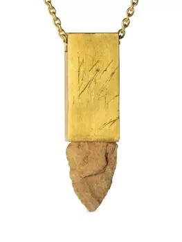 Колье Arrowhead Parts of Four, золотой