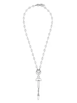 Колье Art Deco с жемчугом Balmain, серый