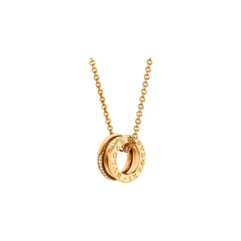 Колье b.zero1 из желтого золота с бриллиантами Bulgari