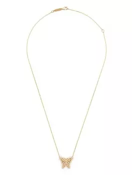 Колье Bold Butterfly из желтого золота с бриллиантами Suzanne Kalan, золотой