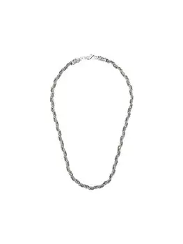 Колье Braided Emanuele Bicocchi, серебряный
