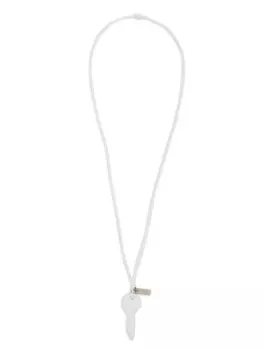 Колье Candle Waxed с подвеской MM6 Maison Margiela, белый