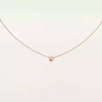 Колье Cartier d'Amour Small, розовое золото/бриллиант