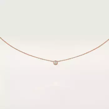 Колье Cartier d'Amour XS, розовое золото/бриллиант