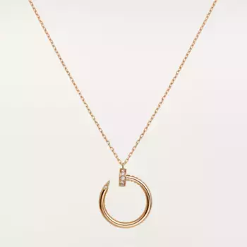 Колье Cartier Juste un Clou, 38-42 см, розовое золото/бриллианты