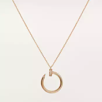 Колье Cartier Juste un Clou, 42-46 см, розовое золото/бриллианты