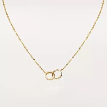 Колье Cartier Love 18 Diamonds, желтое золото / бриллианты