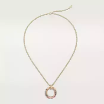 Колье Cartier Trinity, 38-42 см, белое золото/розовое золото/желтое золото/бриллианты