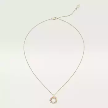 Колье Cartier Trinity, 38-42 см, белое золото/розовое золото/желтое золото
