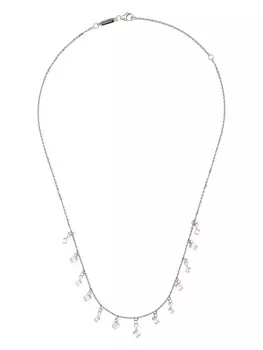 Колье Cascade из белого золота с бриллиантами Suzanne Kalan, серебряный