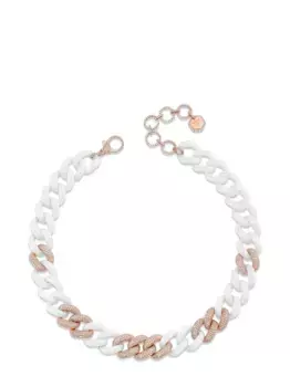 Колье Ceramic Jumbo из розового золота с бриллиантами SHAY, розовый