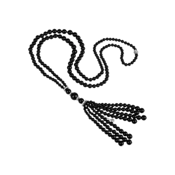 Колье Chantecler Cherie из белого золота с бриллиантами и ониксом