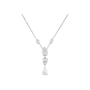 Колье Chaumet Josphine ronde d'aigrettes из белого золота с бриллиантами