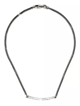 Колье-чокер Bird Flight с гравировкой WERKSTATT:MNCHEN, серебряный