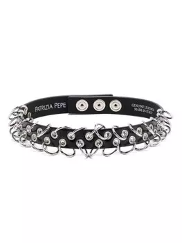 Колье-чокер Piercing Patrizia Pepe, серебряный