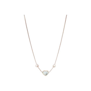 Колье Chopard из розового золота с бриллиантами и перламутром