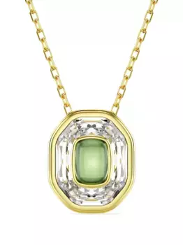 Колье Chroma Swarovski, зеленый
