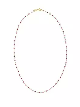 Колье Classic Gigi из желтого золота с бусинами Gigi Clozeau, золотой