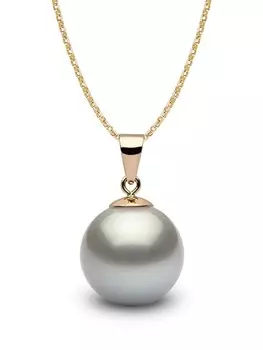 Колье Classic из желтого золота с жемчугом Yoko London, золотой