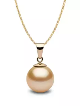 Колье Classic из желтого золота с жемчугом Yoko London, золотой