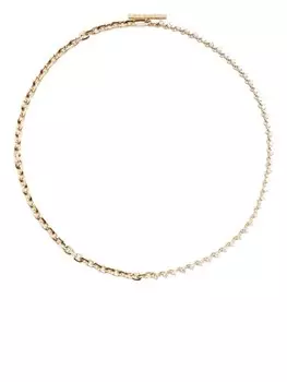 Колье clat из желтого золота с бриллиантами Lizzie Mandler Fine Jewelry, золотой