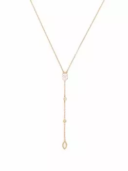 Колье CO из переработанного розового золота с бриллиантами Courbet, розовый