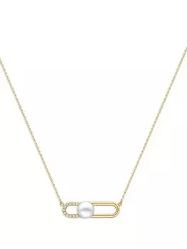 Колье Collection Line Fine Link из желтого золота с жемчугом TASAKI, золотой