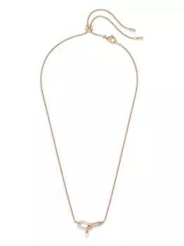 Колье Constella из розового золота Swarovski, розовый