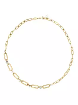 Колье Constella с кристаллами Swarovski, золотой