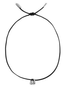 Колье Cord Knot с подвеской Otiumberg, серебряный