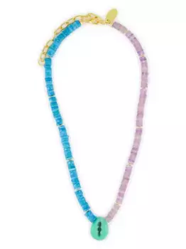 Колье Cowrie Lizzie Fortunato, синий