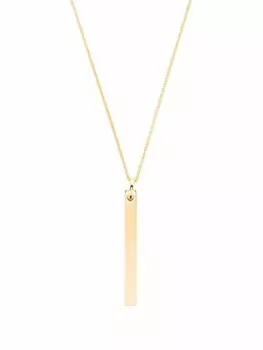 Колье Cube Chain Gold из позолоченного серебра Tom Wood, золотой