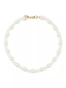 Колье Daisy с искусственным жемчугом Simone Rocha, нейтральный цвет