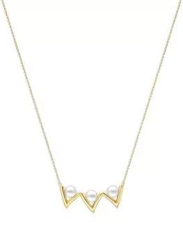 Колье Danger Claw из желтого золота с жемчугом TASAKI, золотой