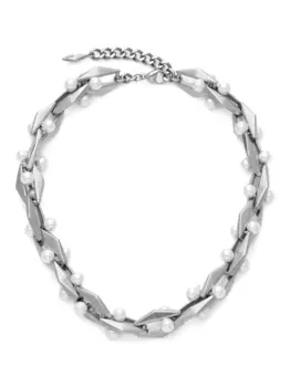 Колье Diamond JIMMY CHOO, серебяный