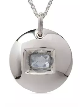 Колье Disk Parts of Four, серебряный