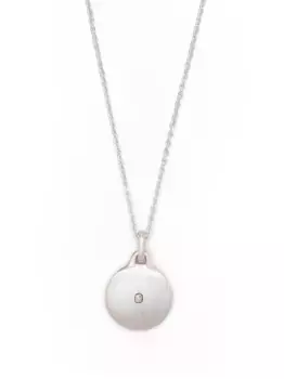 Колье Disk с бриллиантом Parts of Four, металлик