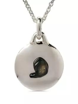 Колье Disk с подвеской Parts of Four, серебряный