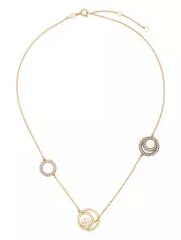 Колье Double T с кристаллами Tory Burch, золотой