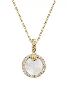 Колье Elements из желтого золота с бриллиантами David Yurman, золотой