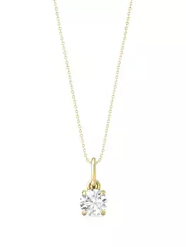 Колье Ella из желтого золота с бриллиантами VEYNOU, золотой