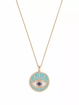 Колье Evil Eye из розового золота с бриллиантами Monan, розовый