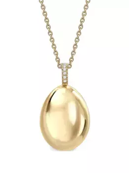 Колье Faberg Essence Egg из желтого золота с подвеской, золотой