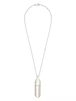 Колье flask Courrges, серебряный