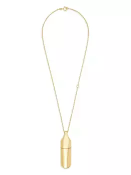 Колье flask Courrges, золотой